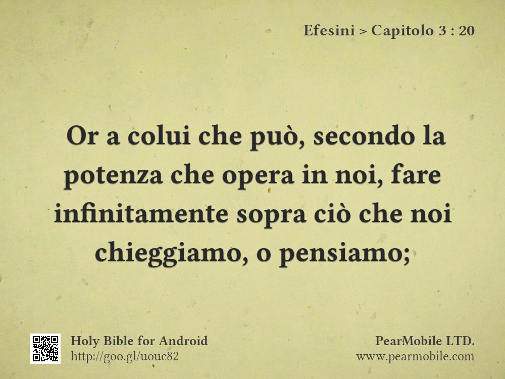 Efesini, Capitolo 3:20